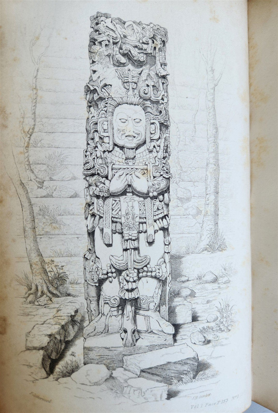 1841 Incidents of Travel in Central America Chiapas Yucatan antique ILLUSTRATED