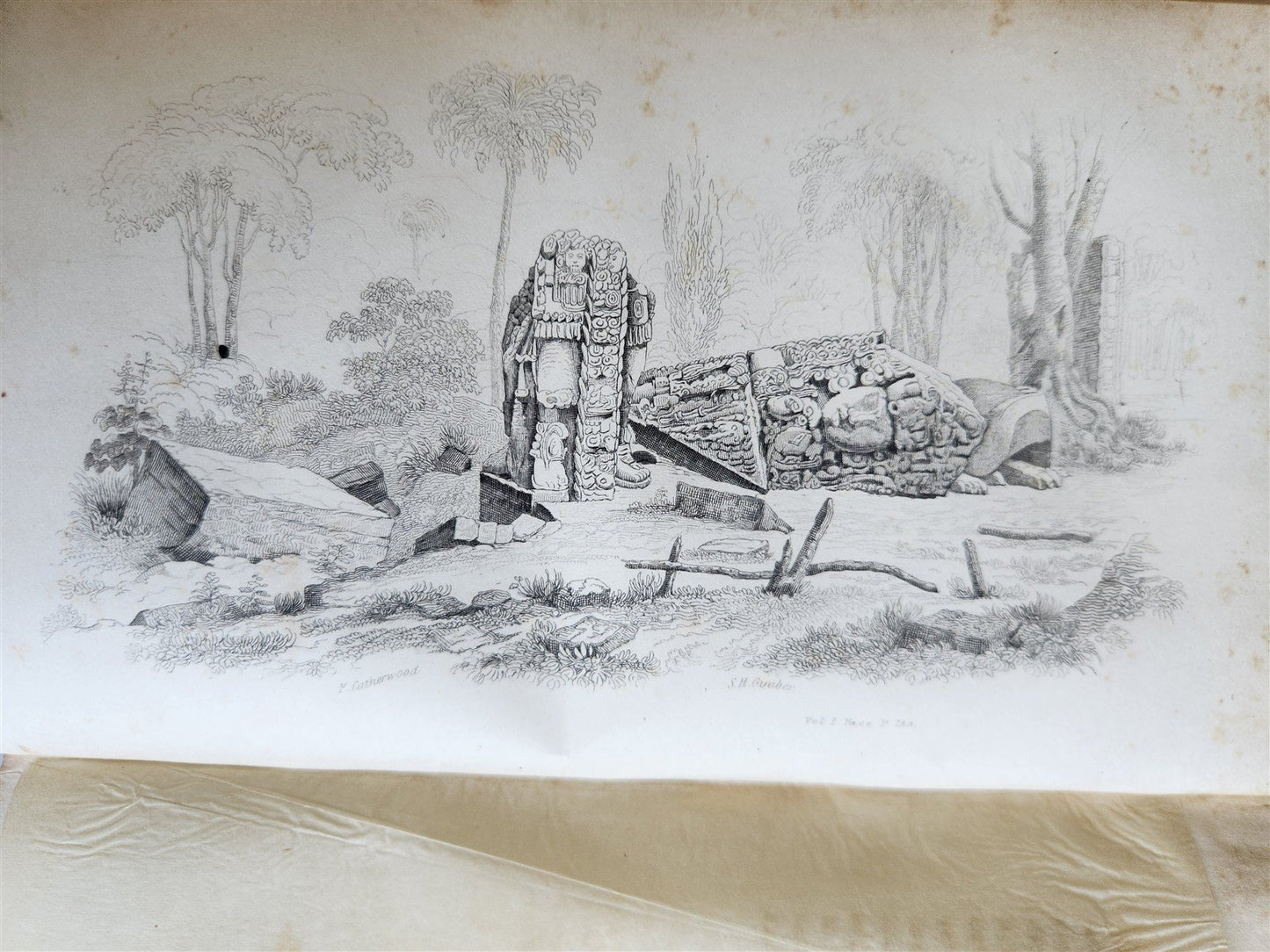 1841 Incidents of Travel in Central America Chiapas Yucatan antique ILLUSTRATED