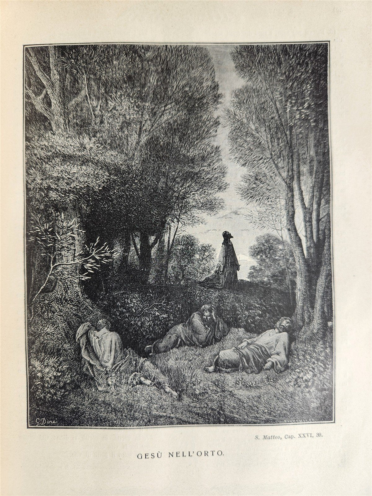 1931 BIBLE in ITALIAN ILLUSTRATED by GUSTAVE DORE antique 2 VOLS LA SACRA BIBBIA