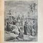 1931 BIBLE in ITALIAN ILLUSTRATED by GUSTAVE DORE antique 2 VOLS LA SACRA BIBBIA
