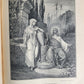 1931 BIBLE in ITALIAN ILLUSTRATED by GUSTAVE DORE antique 2 VOLS LA SACRA BIBBIA