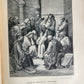 1931 BIBLE in ITALIAN ILLUSTRATED by GUSTAVE DORE antique 2 VOLS LA SACRA BIBBIA