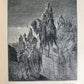 1931 BIBLE in ITALIAN ILLUSTRATED by GUSTAVE DORE antique 2 VOLS LA SACRA BIBBIA