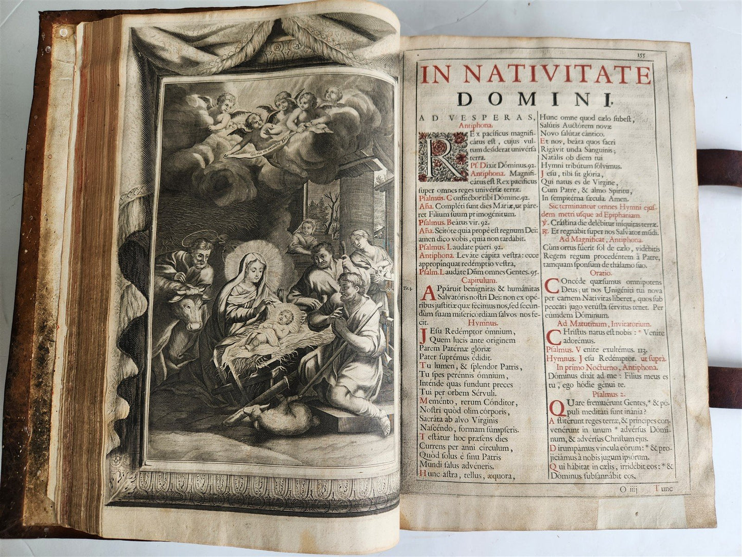 1693 MONUMENTAL MASSIVE FOLIO antique ILLUSTRATED BREVARIUM MISSALE PSALTERIUM