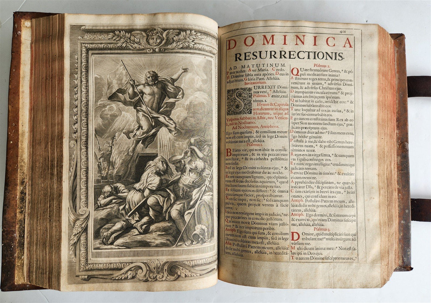 1693 MONUMENTAL MASSIVE FOLIO antique ILLUSTRATED BREVARIUM MISSALE PSALTERIUM