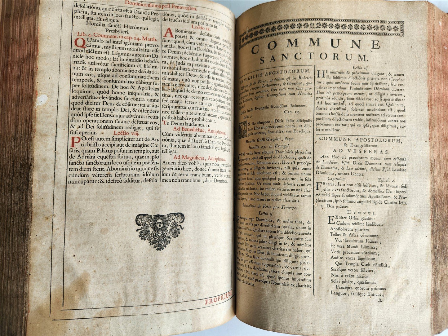 1693 MONUMENTAL MASSIVE FOLIO antique ILLUSTRATED BREVARIUM MISSALE PSALTERIUM