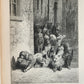 1868 FABLES by JEAN de LA FONTAINE illustrated by GUSTAVE DORE antique FOLIO