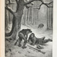 1868 FABLES by JEAN de LA FONTAINE illustrated by GUSTAVE DORE antique FOLIO
