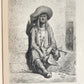 1868 FABLES by JEAN de LA FONTAINE illustrated by GUSTAVE DORE antique FOLIO
