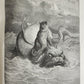 1868 FABLES by JEAN de LA FONTAINE illustrated by GUSTAVE DORE antique FOLIO
