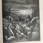 1868 FABLES by JEAN de LA FONTAINE illustrated by GUSTAVE DORE antique FOLIO