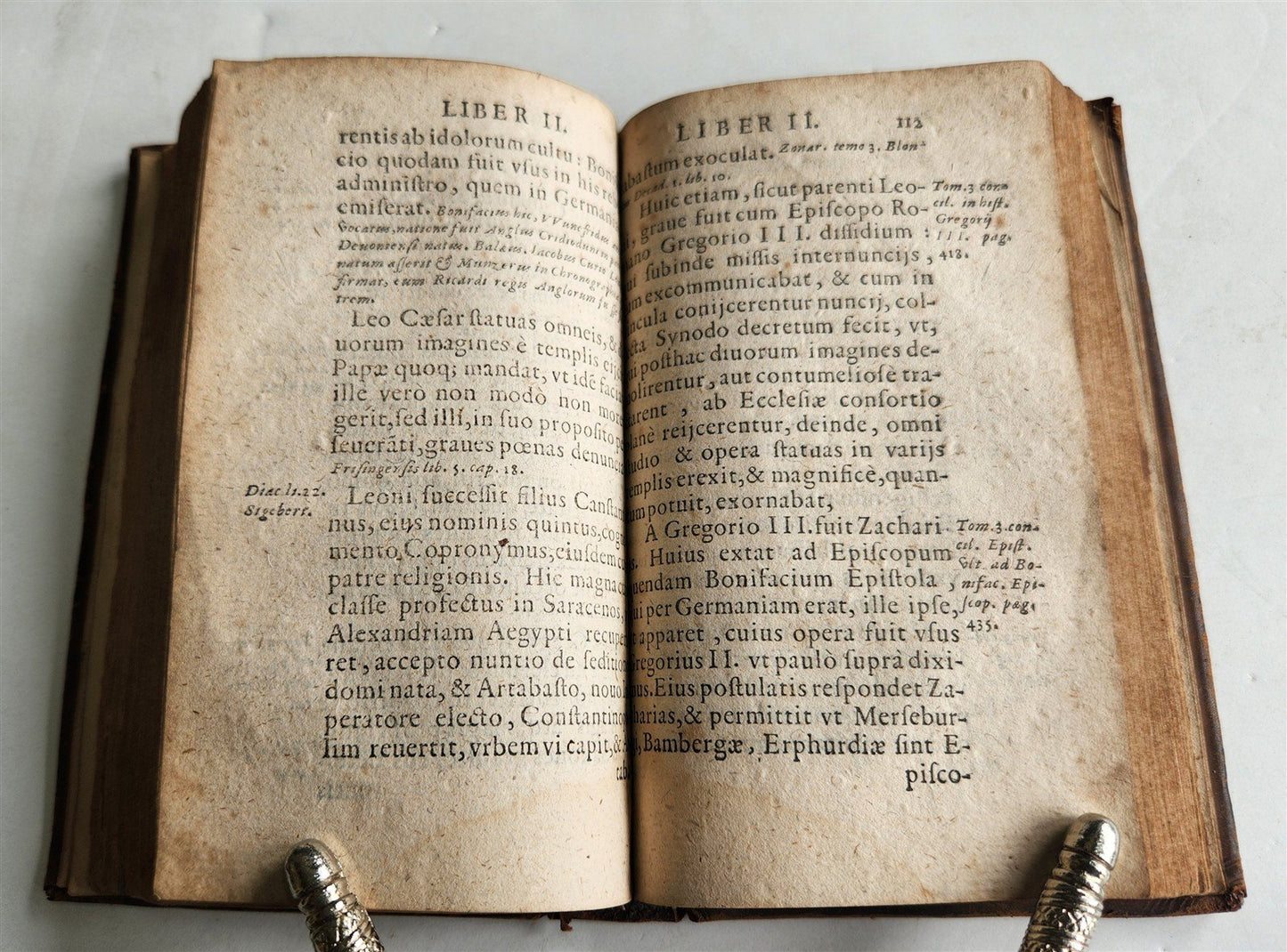 1595 HISTORY of GREAT EMPIRES Babylonian Persian Greek Roman by SLEIDAN antique