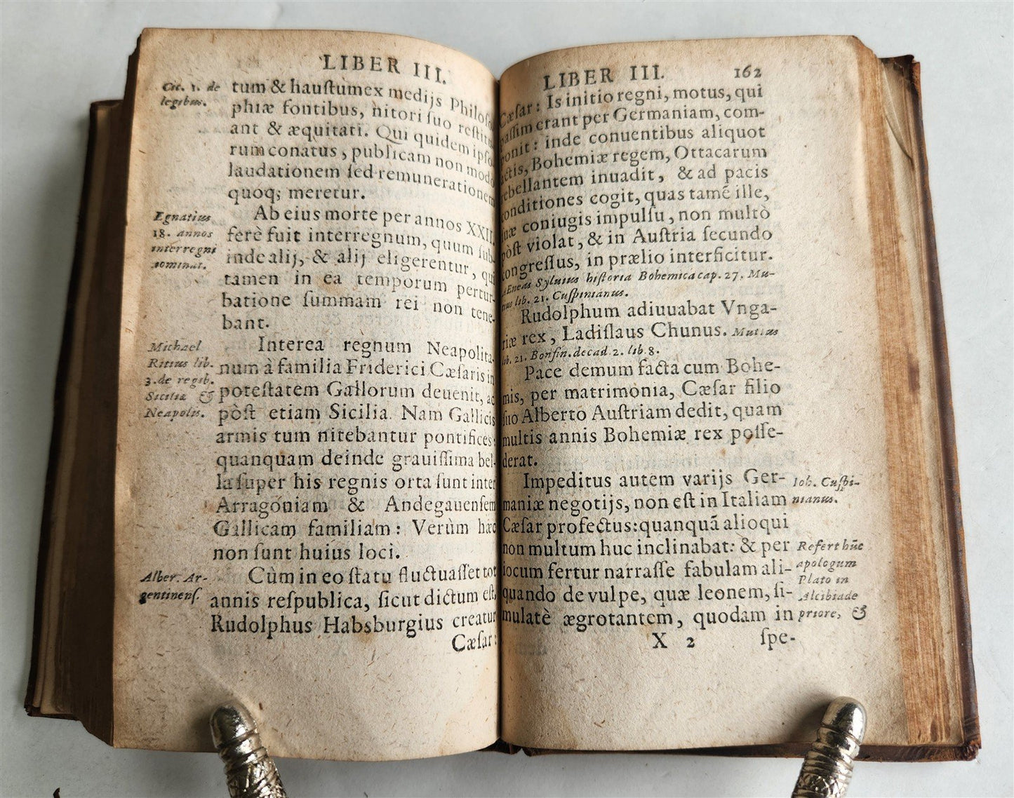 1595 HISTORY of GREAT EMPIRES Babylonian Persian Greek Roman by SLEIDAN antique