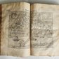 1581 HISTORY of FRANCE ILLUSTRATED w/ 6 FOLDING MAPS antique FOLIO rare FRENCH