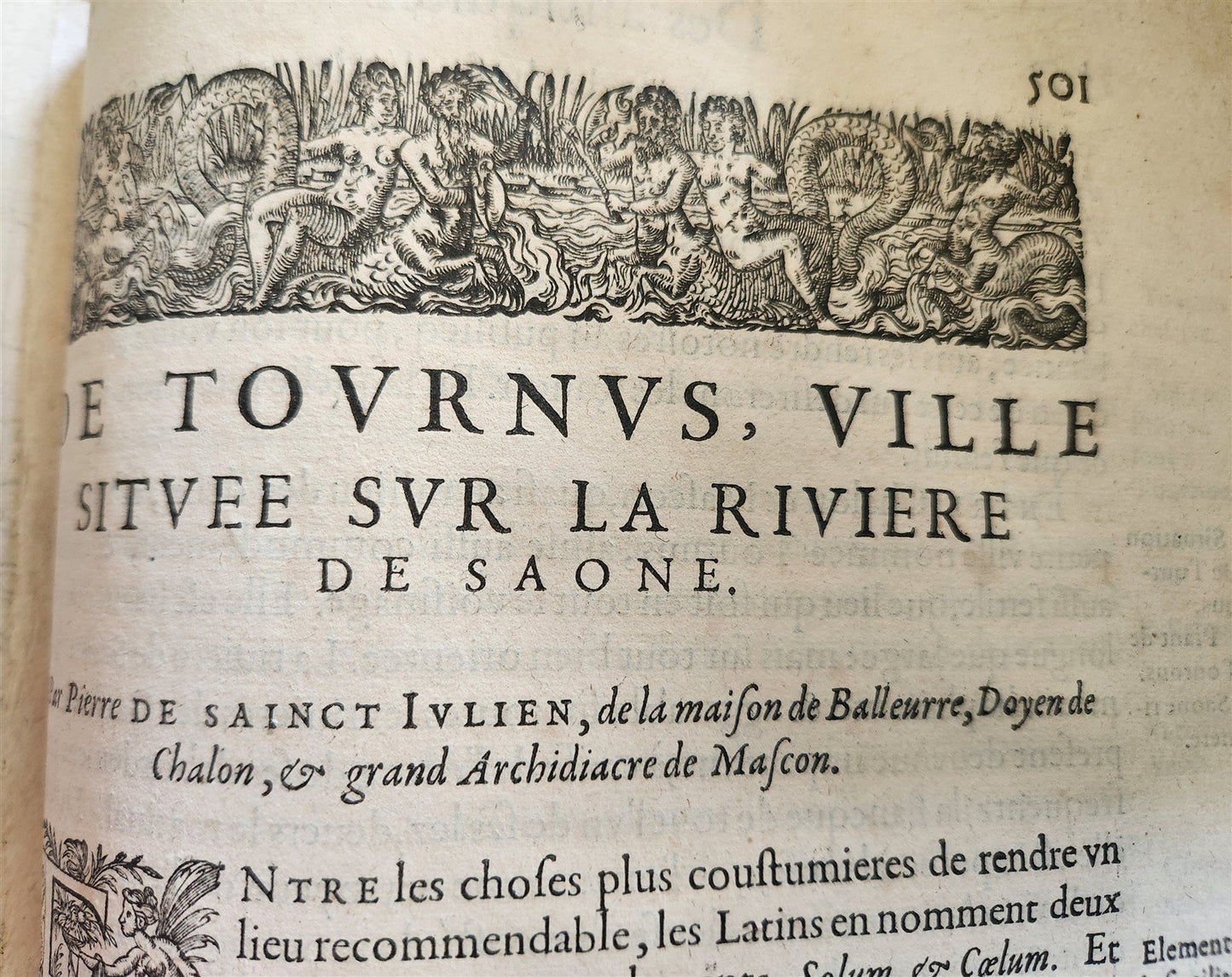 1581 HISTORY of FRANCE ILLUSTRATED w/ 6 FOLDING MAPS antique FOLIO rare FRENCH