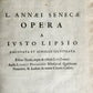 1632 SENECA OPERA QUAE EXSTANT OMNIA ILLUSTRATED antique FOLIO