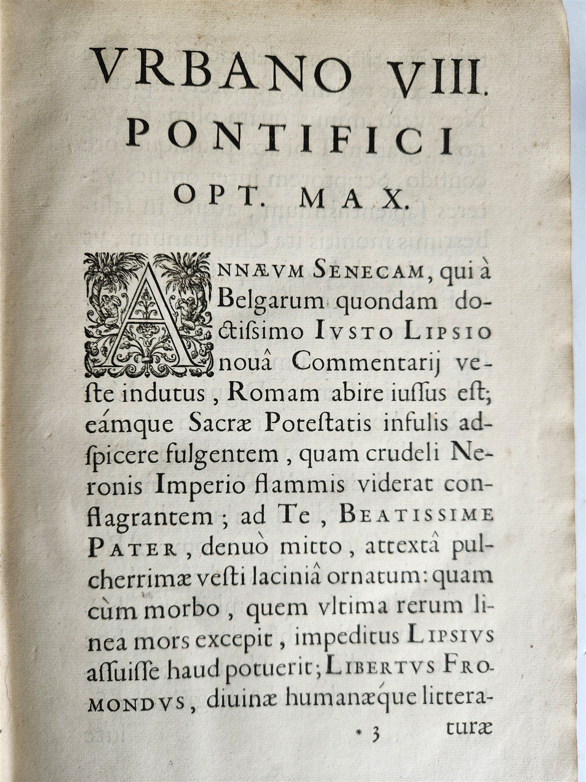 1632 SENECA OPERA QUAE EXSTANT OMNIA ILLUSTRATED antique FOLIO