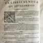 1632 SENECA OPERA QUAE EXSTANT OMNIA ILLUSTRATED antique FOLIO