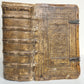 1585 BIBLE ILLUSTRATED antique ORIGINAL PIGSKIN BINDING LATIN BIBLIA SACRA 16 c.