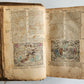 1585 BIBLE ILLUSTRATED antique ORIGINAL PIGSKIN BINDING LATIN BIBLIA SACRA 16 c.