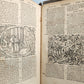 1585 BIBLE ILLUSTRATED antique ORIGINAL PIGSKIN BINDING LATIN BIBLIA SACRA 16 c.