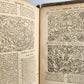 1585 BIBLE ILLUSTRATED antique ORIGINAL PIGSKIN BINDING LATIN BIBLIA SACRA 16 c.