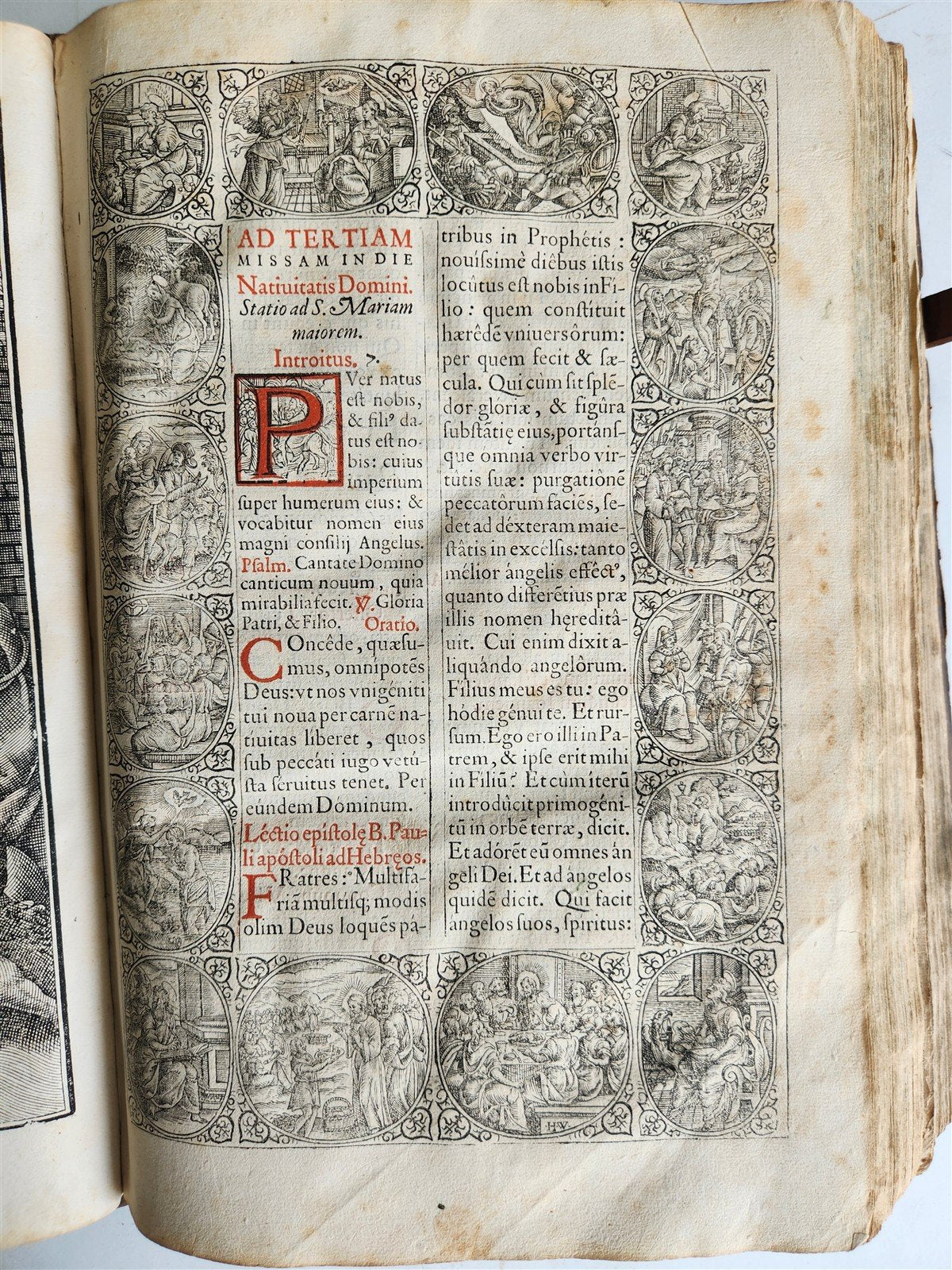 1605 MISSALE SALISBURGENSE antique FOLIO illustrated 17th century