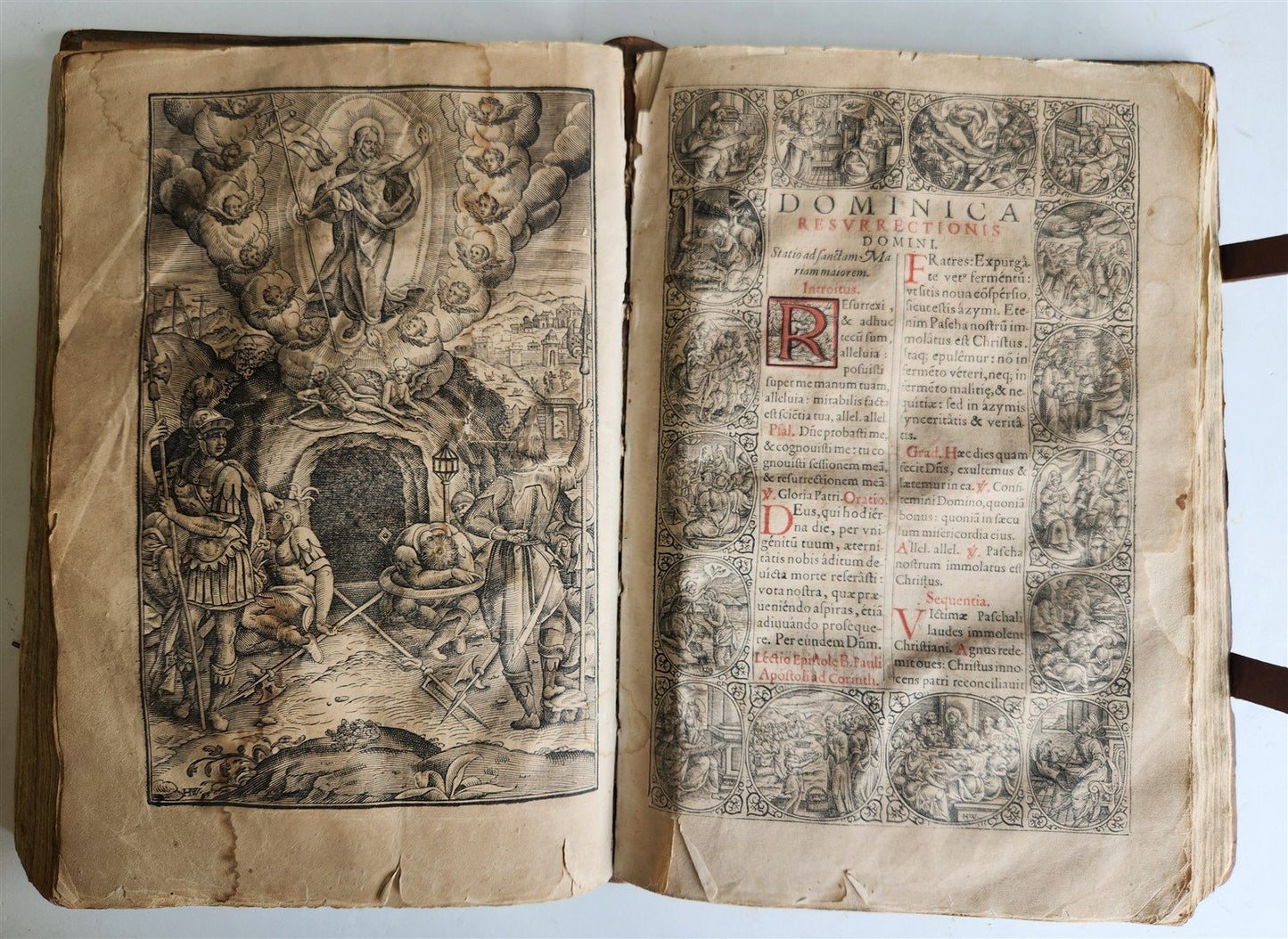 1605 MISSALE SALISBURGENSE antique FOLIO illustrated 17th century