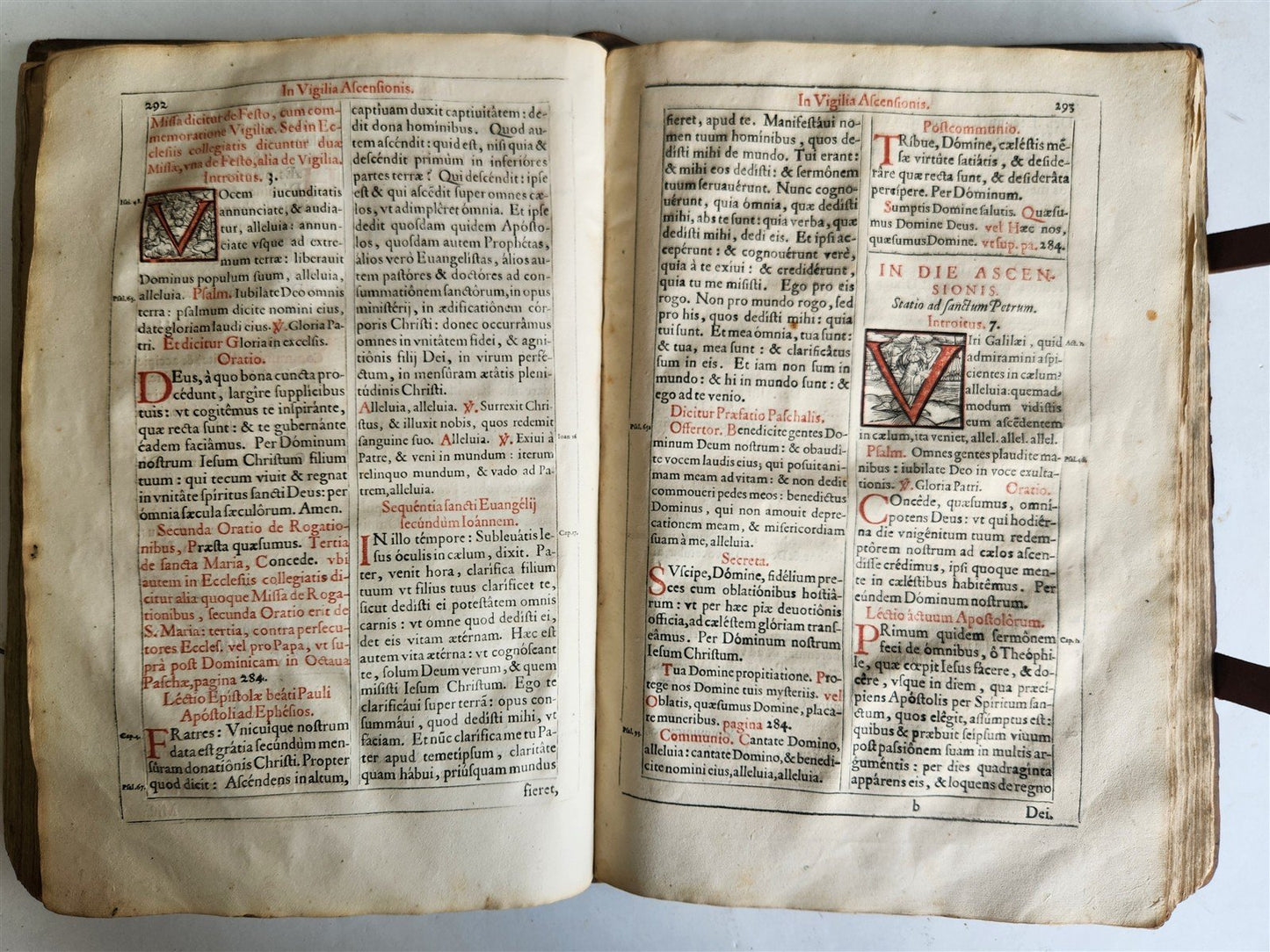 1605 MISSALE SALISBURGENSE antique FOLIO illustrated 17th century