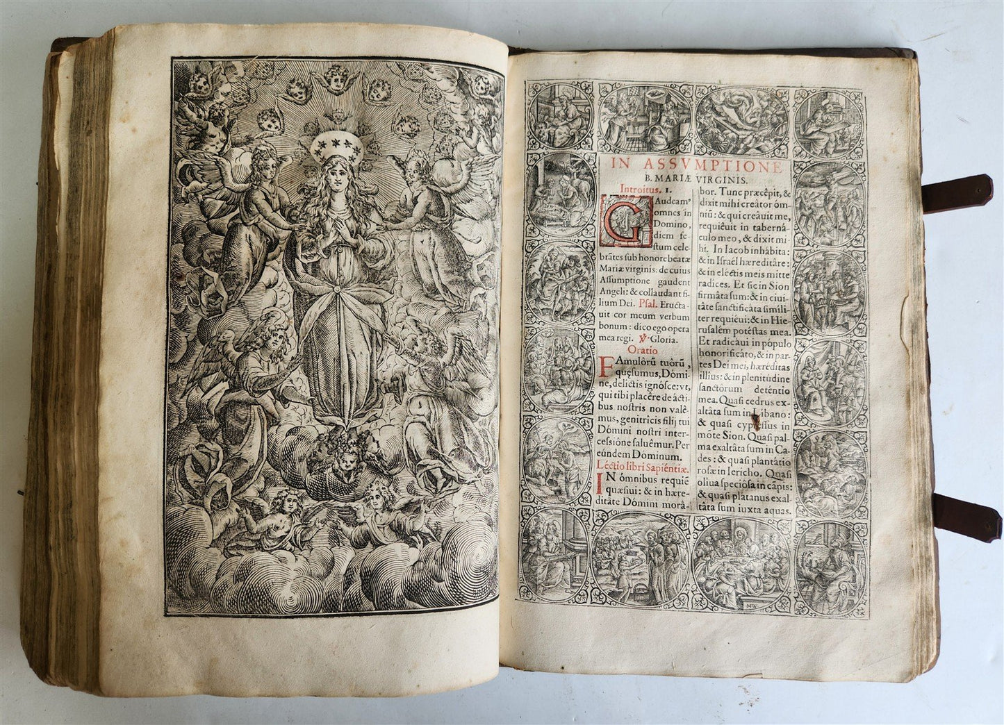 1605 MISSALE SALISBURGENSE antique FOLIO illustrated 17th century