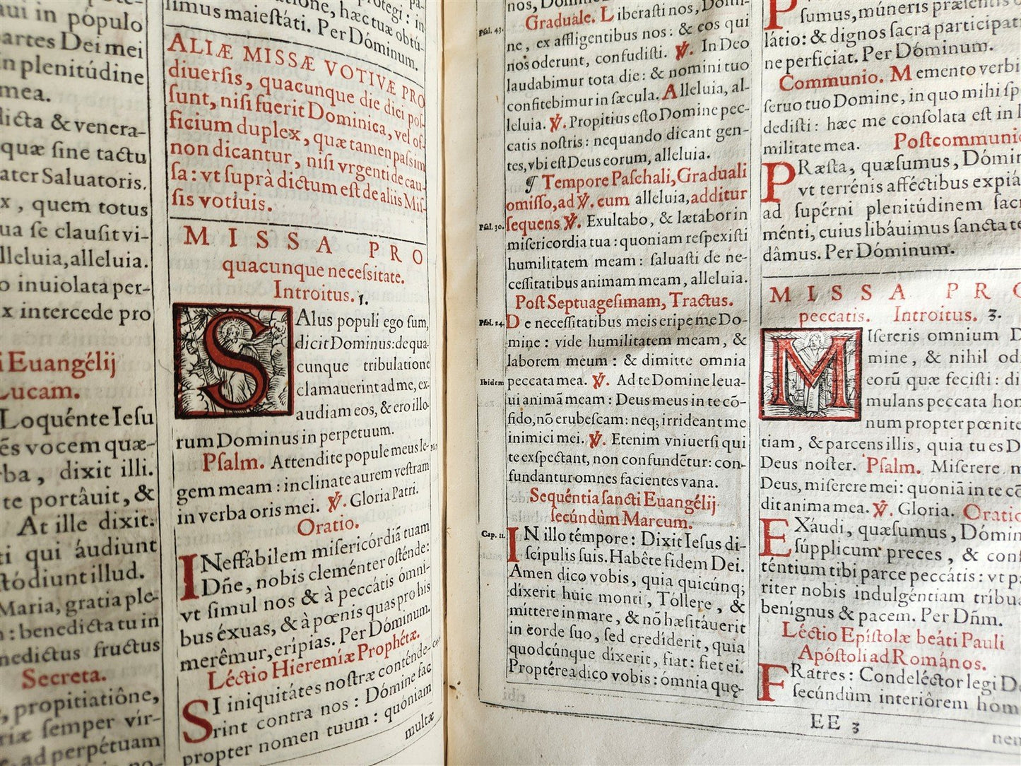 1605 MISSALE SALISBURGENSE antique FOLIO illustrated 17th century