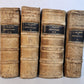 1611 MEDITATIONS by LUDOVICO DE PONTE antique 4 PIGSKIN BOUND VOLUMES SET