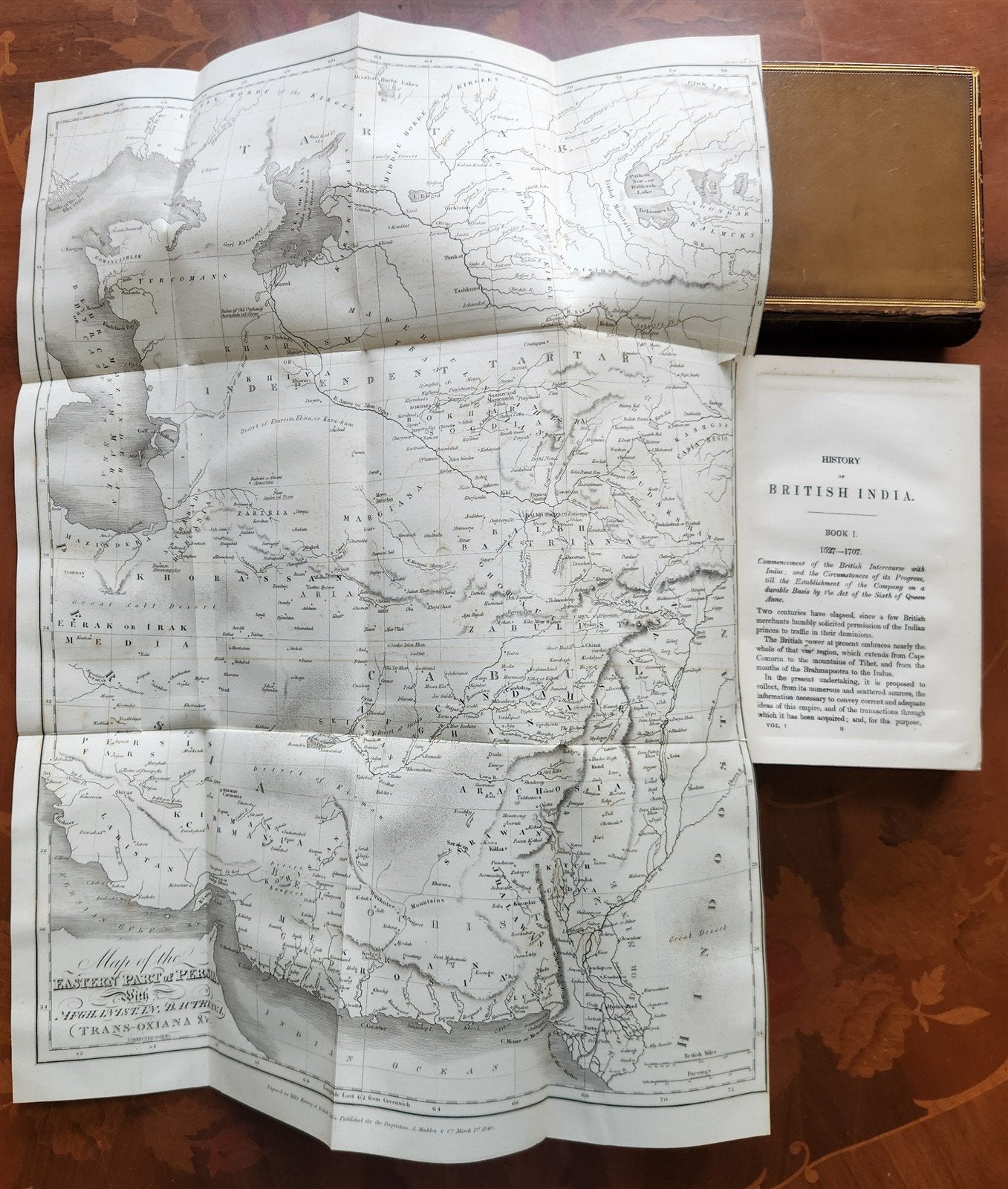 1848 HISTORY of BRITISH INDIA by JAMES MILL 9 VOLUMES ILLUSTRATED w/ MAP antique