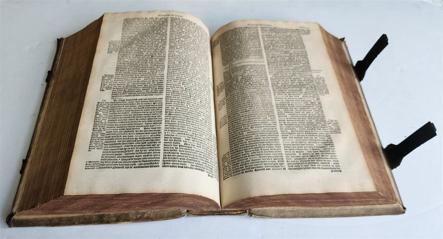1644 PLUTARCH DUTCH antique Parallel Lives of illustrious Greeks & Romans FOLIO