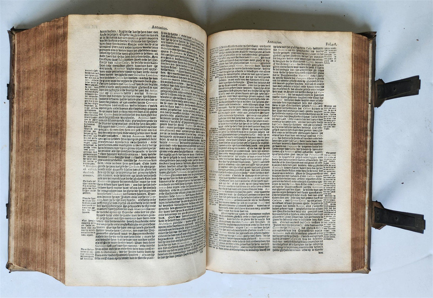 1644 PLUTARCH DUTCH antique Parallel Lives of illustrious Greeks & Romans FOLIO