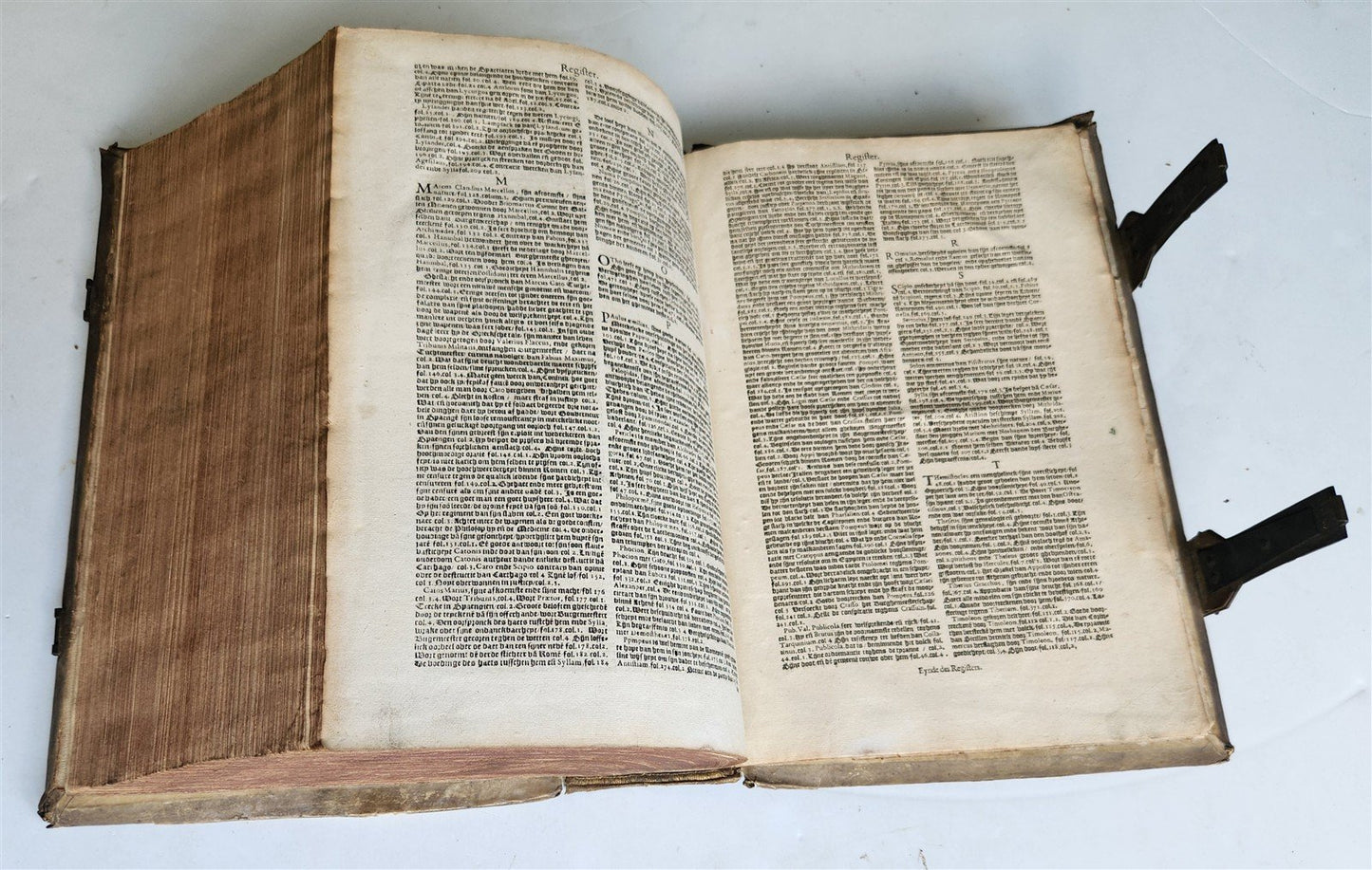 1644 PLUTARCH DUTCH antique Parallel Lives of illustrious Greeks & Romans FOLIO