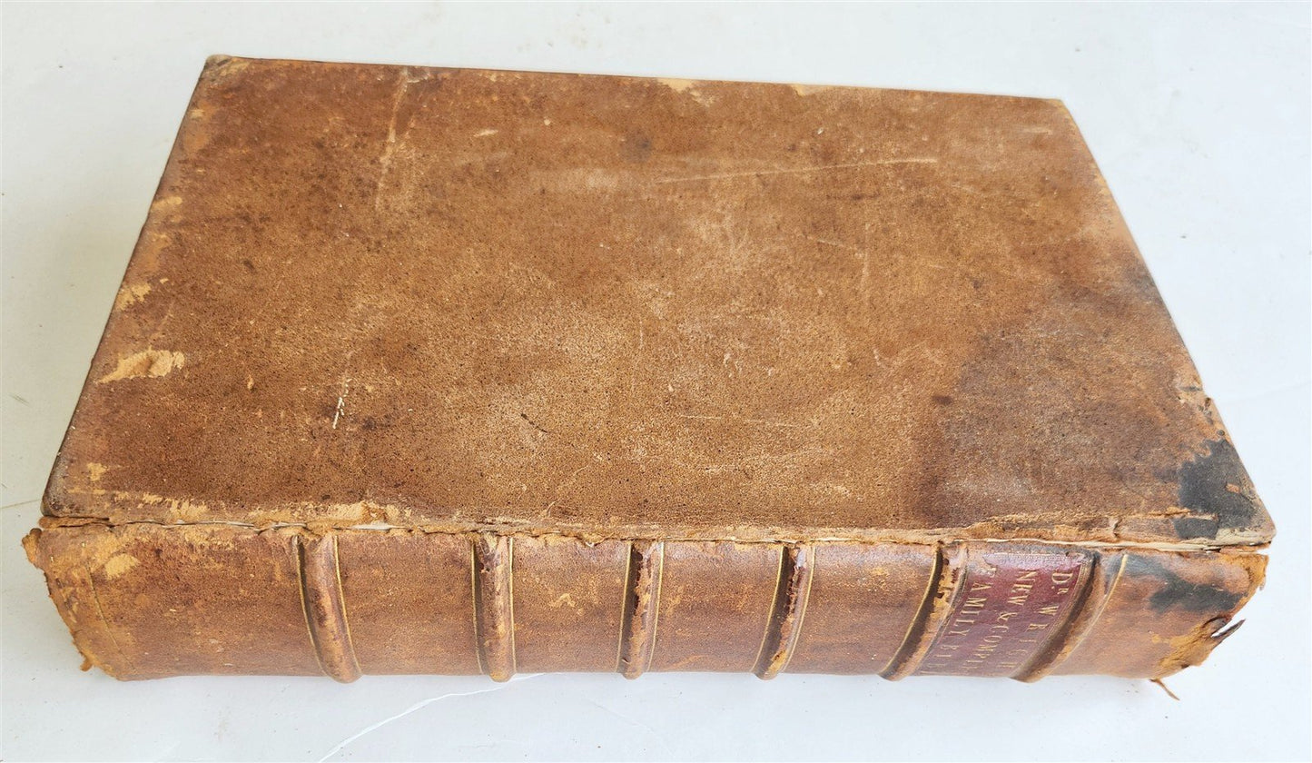 1781 BIBLE in ENGLISH ILLUSTRATED w/ MAPS & 96 PLATES antique FOLIO