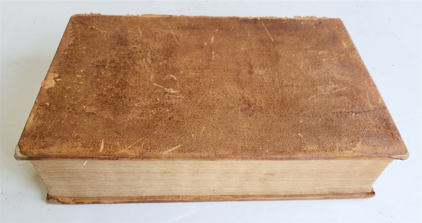 1781 BIBLE in ENGLISH ILLUSTRATED w/ MAPS & 96 PLATES antique FOLIO