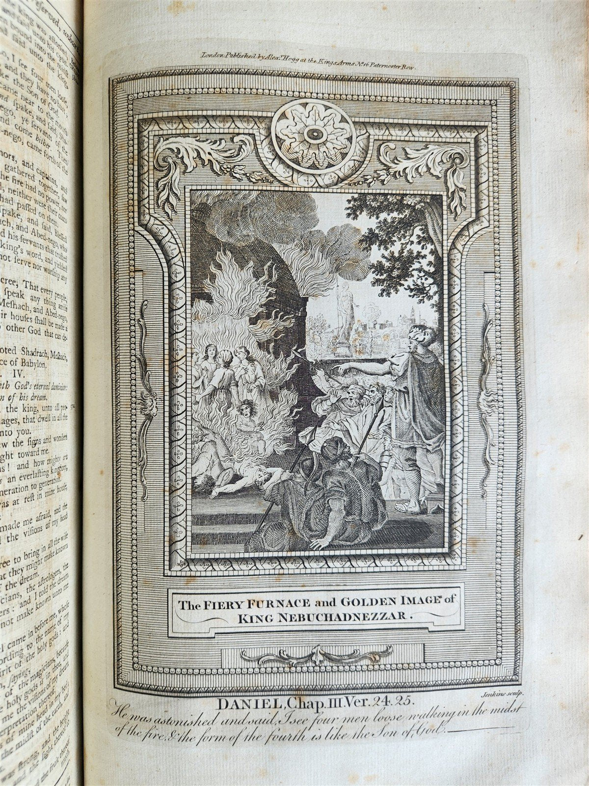 1781 BIBLE in ENGLISH ILLUSTRATED w/ MAPS & 96 PLATES antique FOLIO