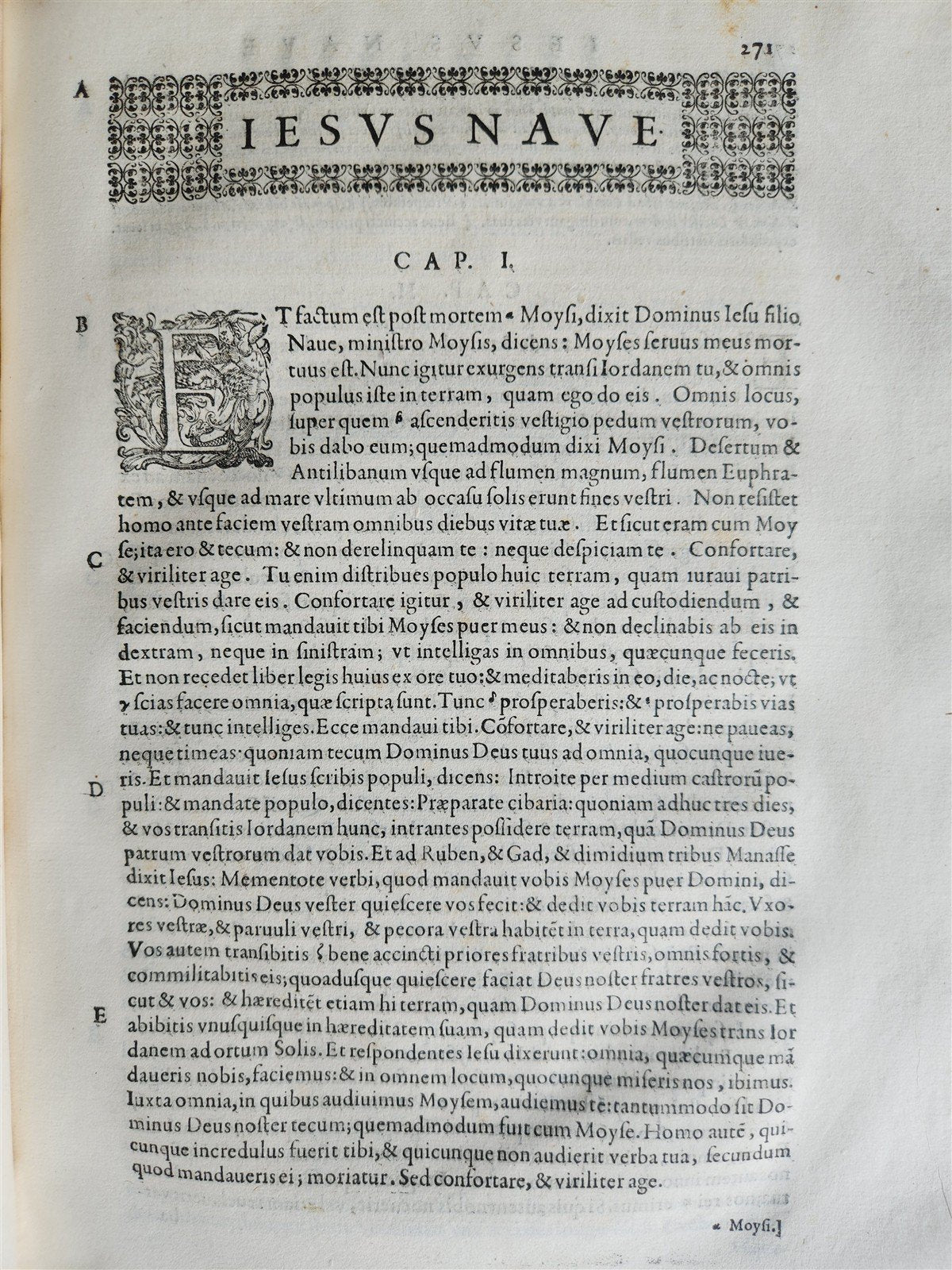1588 BIBLE in LATIN antique OLD TESTAMENT VELLUM BOUND FOLIO
