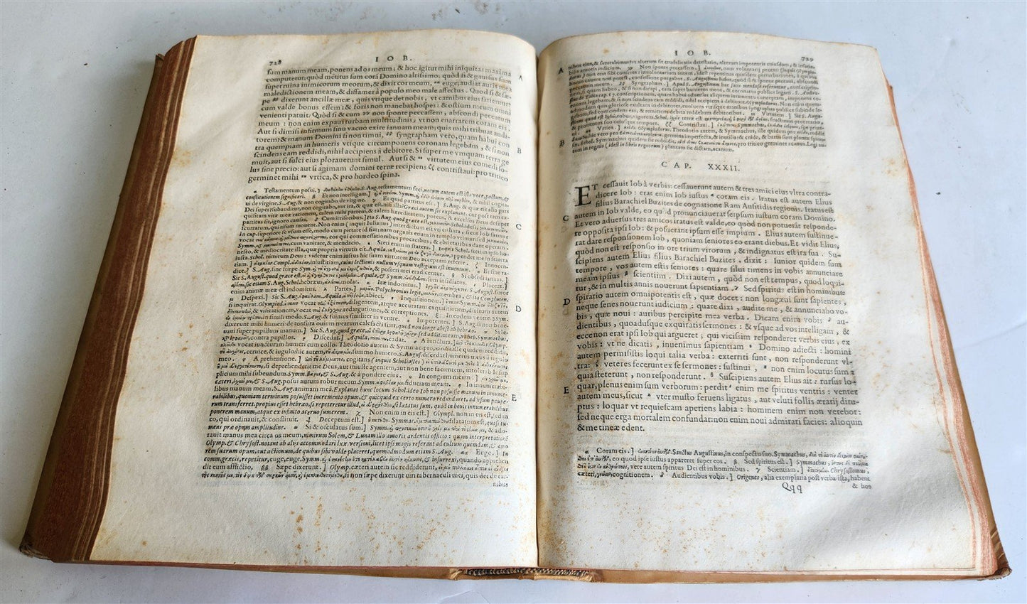 1588 BIBLE in LATIN antique OLD TESTAMENT VELLUM BOUND FOLIO
