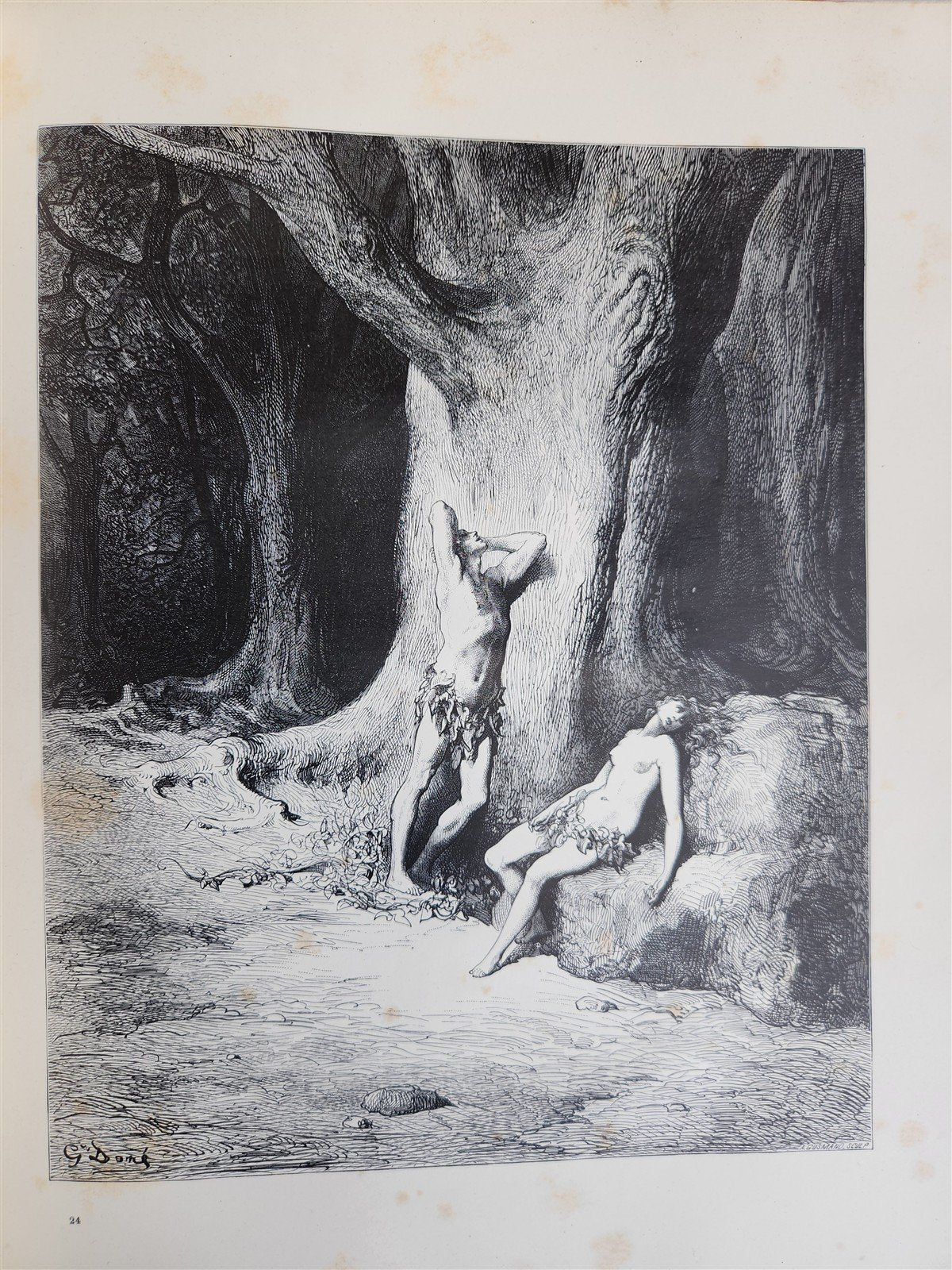 1884 MILTON'S PARADISE LOST illustrated by GUSTAVE DORE antique FOLIO in DUTCH
