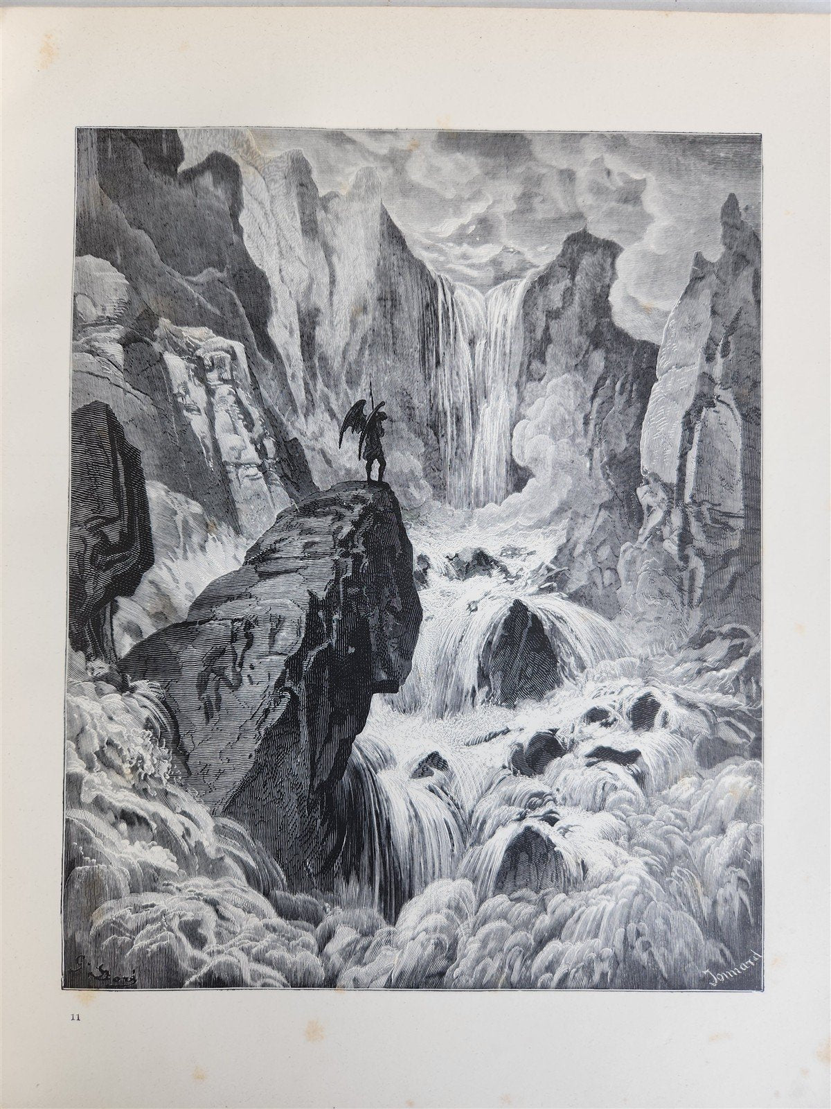1884 MILTON'S PARADISE LOST illustrated by GUSTAVE DORE antique FOLIO in DUTCH