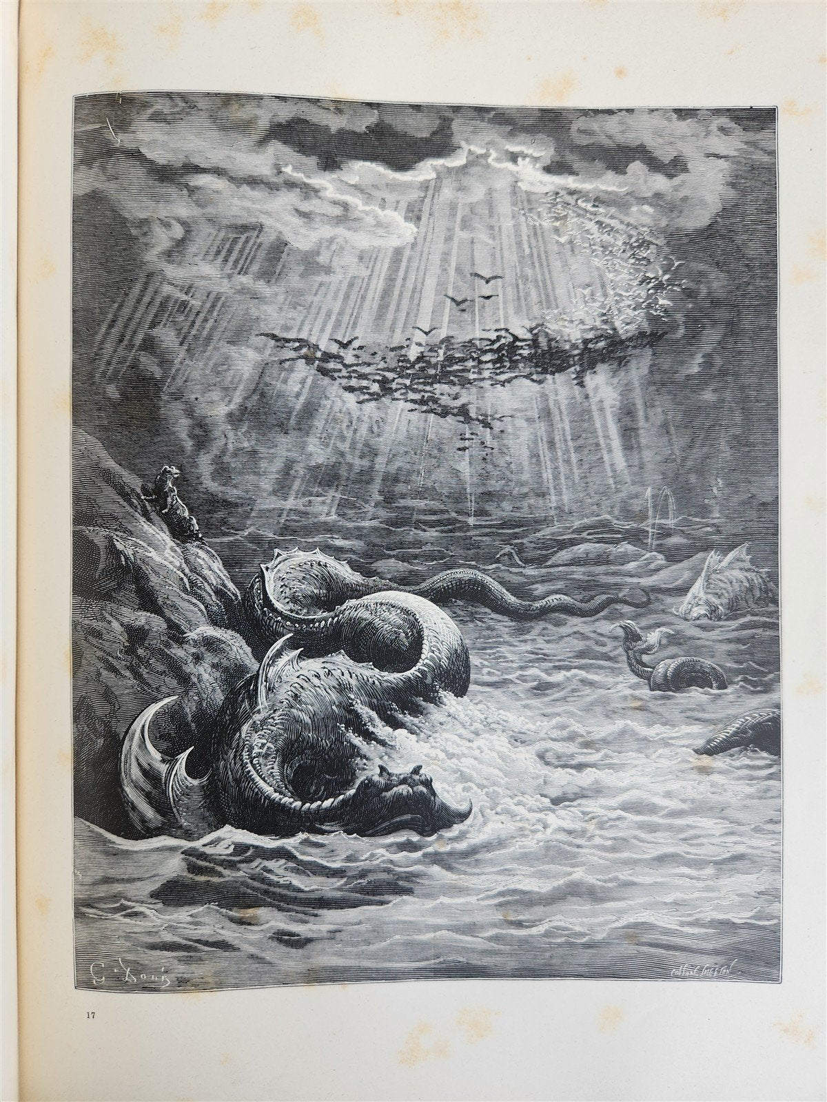 1884 MILTON'S PARADISE LOST illustrated by GUSTAVE DORE antique FOLIO in DUTCH