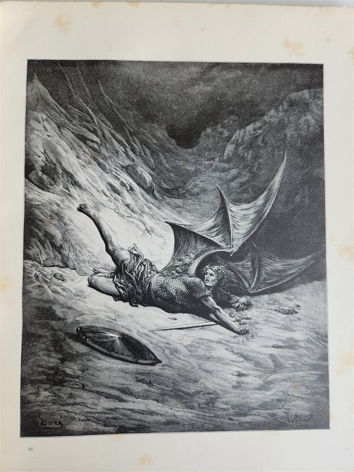 1884 MILTON'S PARADISE LOST illustrated by GUSTAVE DORE antique FOLIO in DUTCH