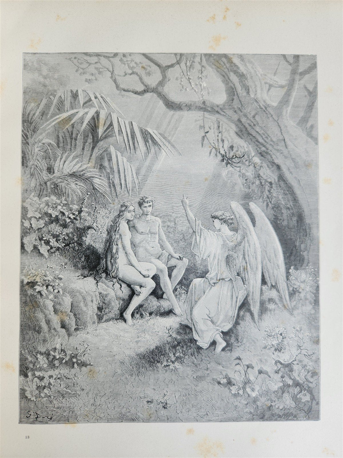 1884 MILTON'S PARADISE LOST illustrated by GUSTAVE DORE antique FOLIO in DUTCH