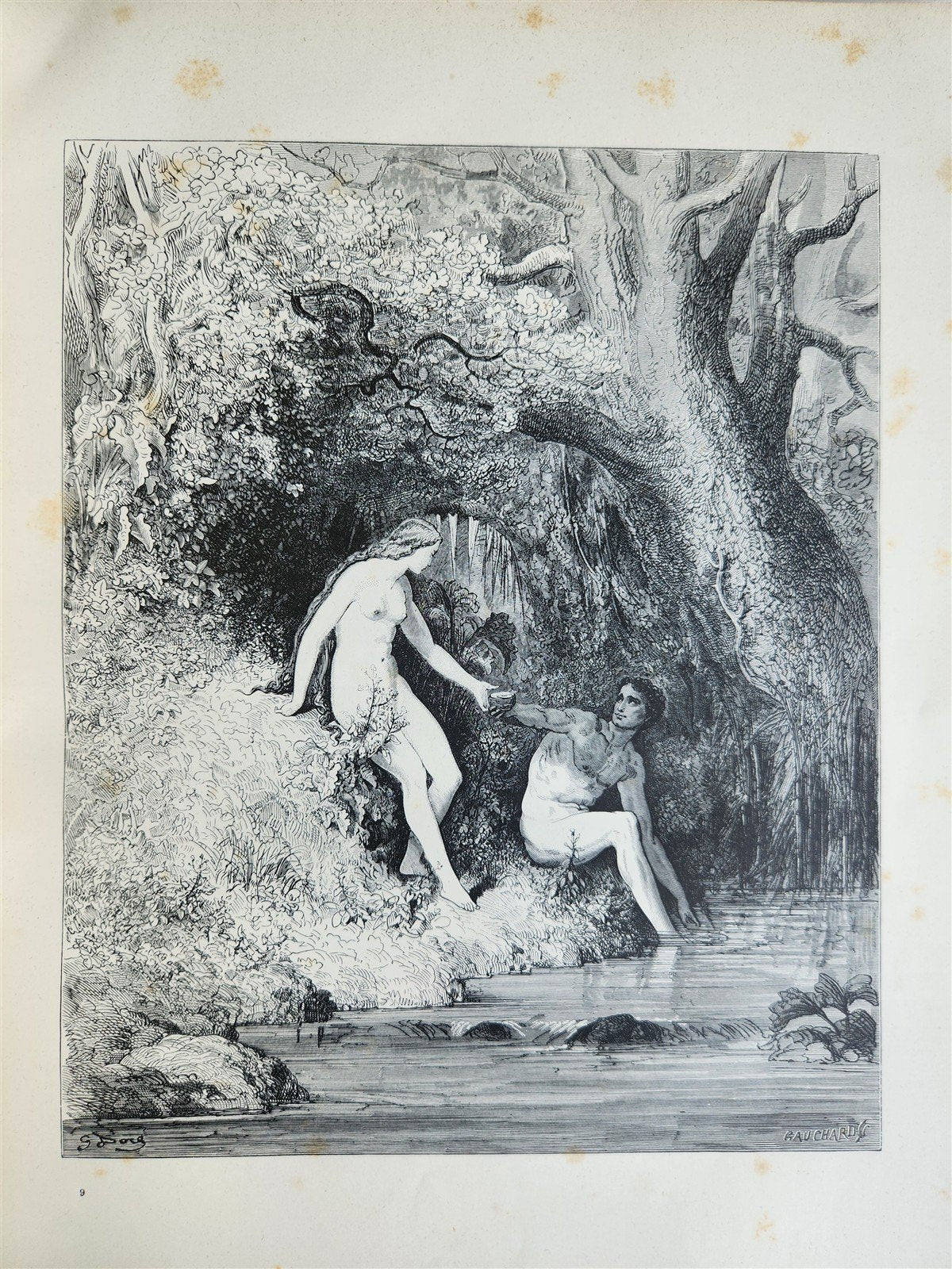 1884 MILTON'S PARADISE LOST illustrated by GUSTAVE DORE antique FOLIO in DUTCH