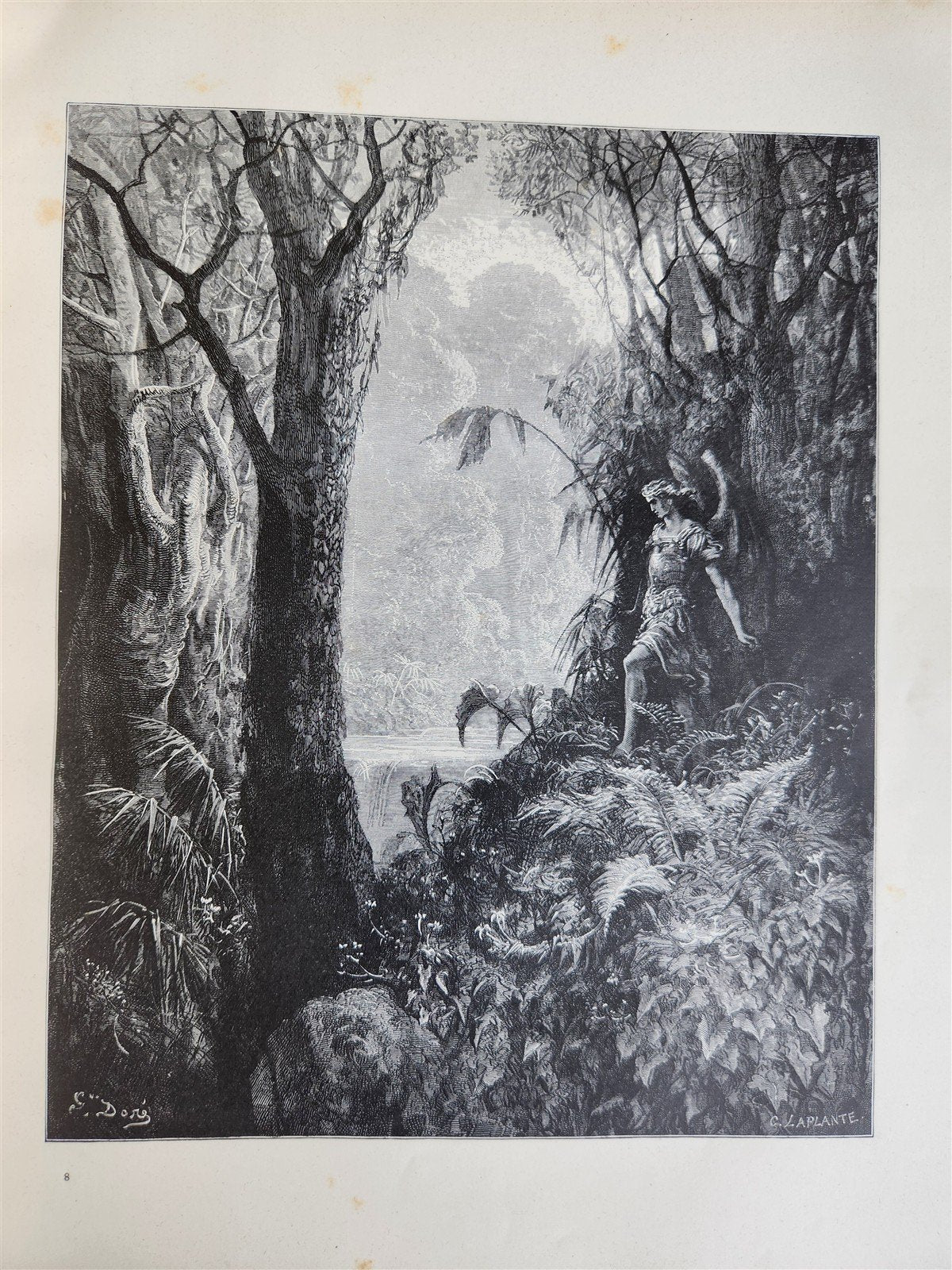 1884 MILTON'S PARADISE LOST illustrated by GUSTAVE DORE antique FOLIO in DUTCH