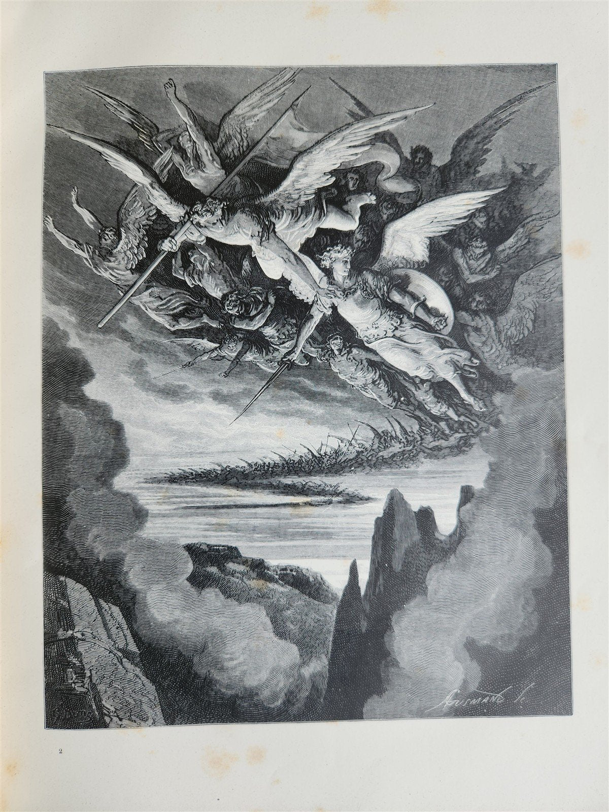 1884 MILTON'S PARADISE LOST illustrated by GUSTAVE DORE antique FOLIO in DUTCH