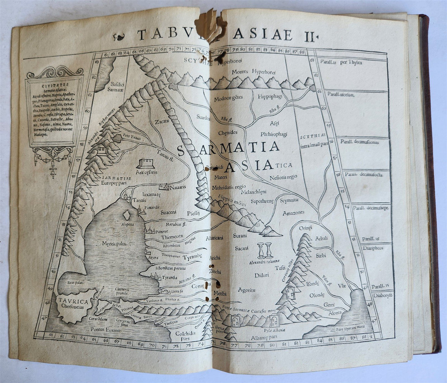 1640 CLAUDIUS PTOLEMY Geographia Universalis ILLUSTRATED w/20 MAPS antique FOLIO